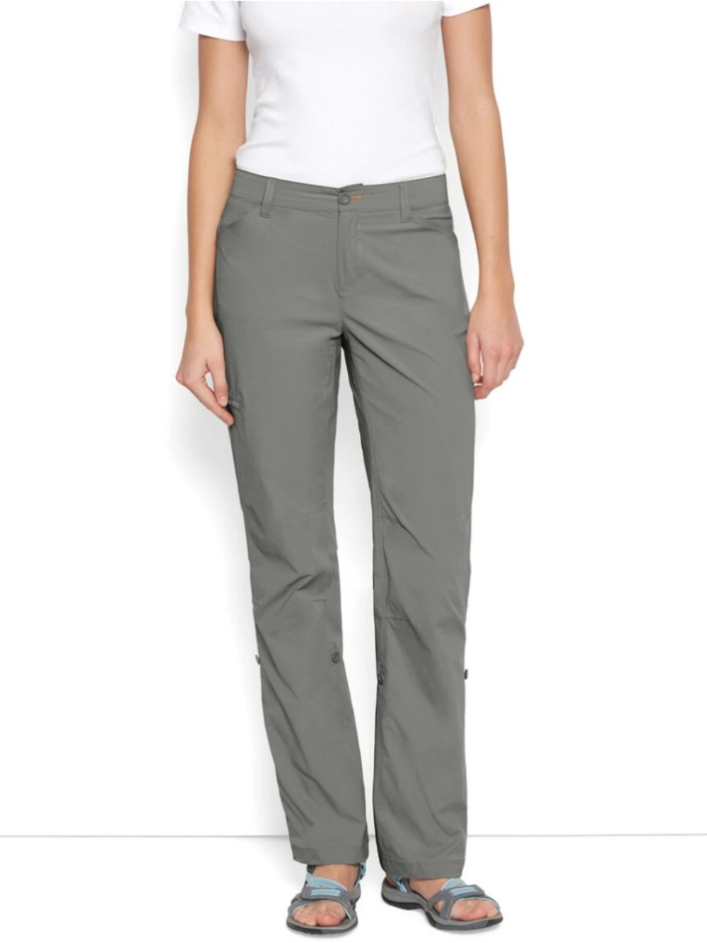 Orvis Jackson Quick Dry Size 6 Stretch Outdoor Hiking Pants Gunmetal Gray